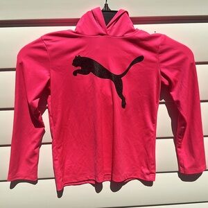 Puma XS 5–6 girls light hoodie